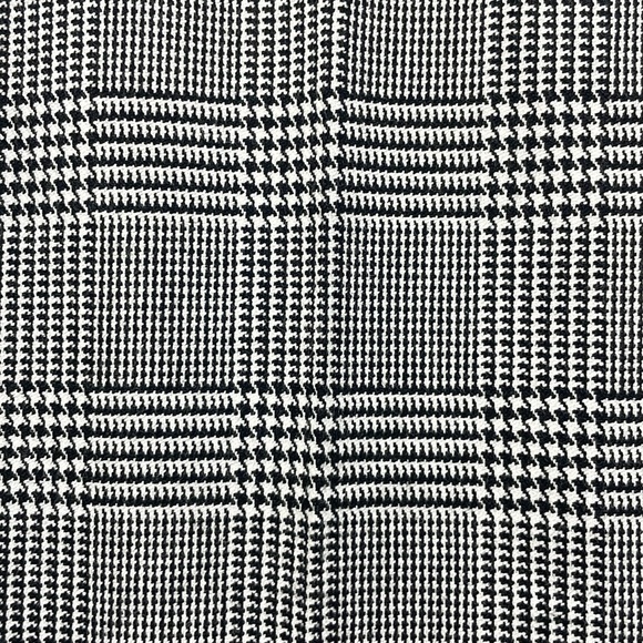 Ann Taylor Houndstooth Plaid Mid-Rise Trouser Ankle Pant Preppy Black 4 Petite - Picture 8 of 8